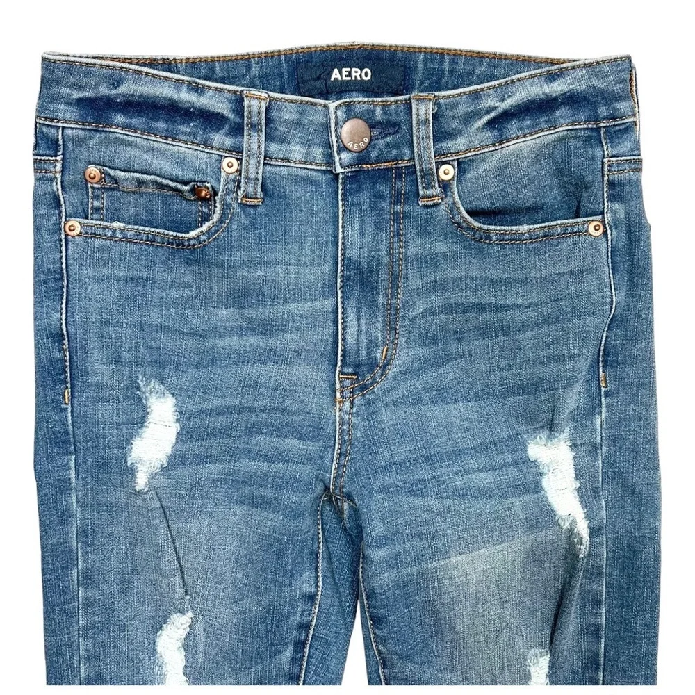 Aero Jeggings Jeans Women’s Size 2 Regular Blue High Rise 27x29